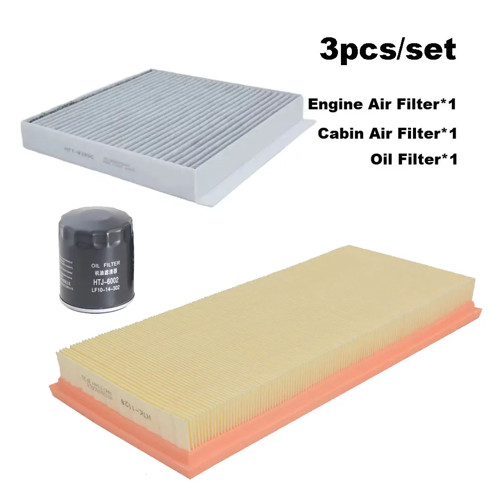 

3pcs Filter Set For 2022-2025 LiXiang L9 L8 Enigne Oil Cabin Interior Air Filter Kit Car Accessories X0129150063 X0190000044