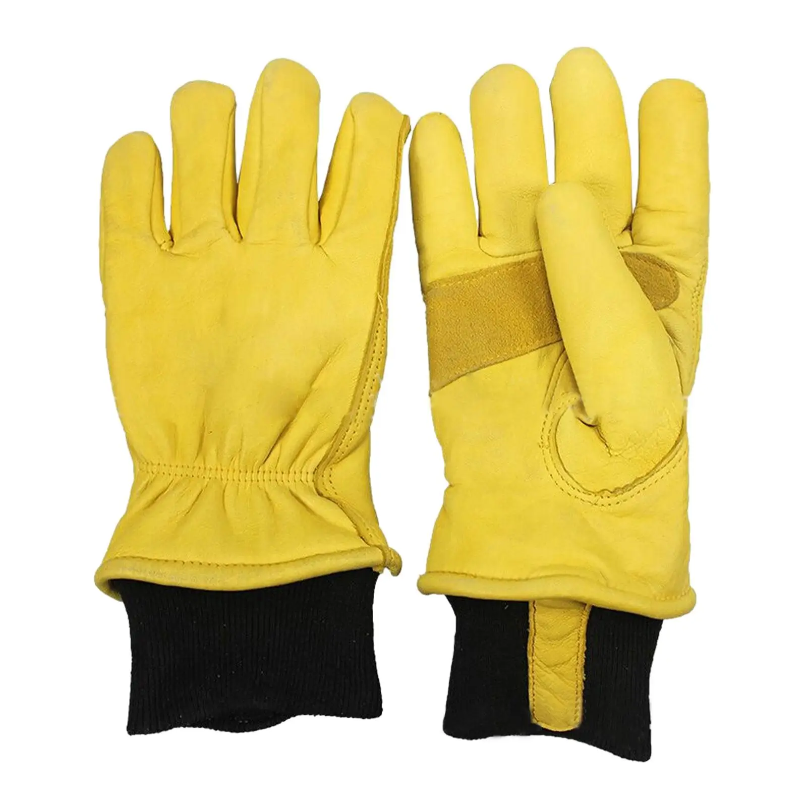 2Pcs Men's Winter Work Gloves Improved Dexterity Form Fitting Cold Weather Gloves for Camping Cold Weather Cycling Work Driving