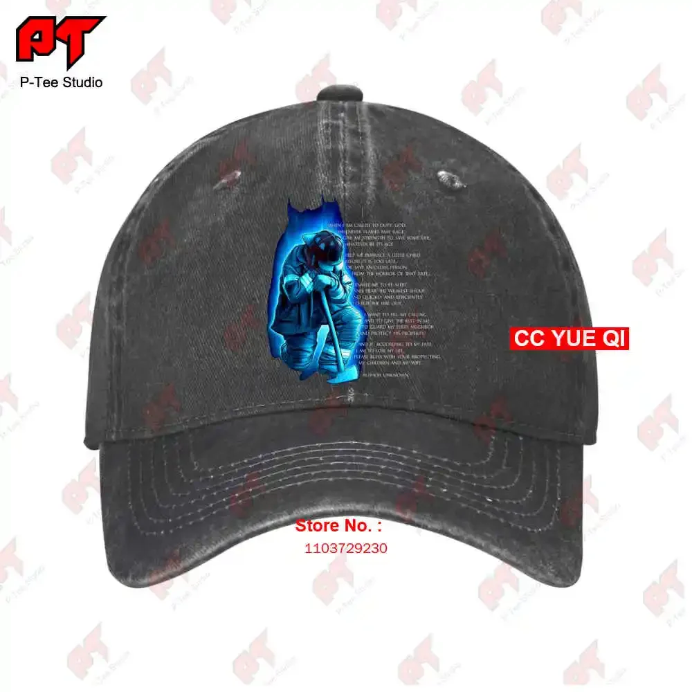 Fire Department Firefighter Poem Oath Valor Service Honor Baseball Caps Truck Cap QAXI