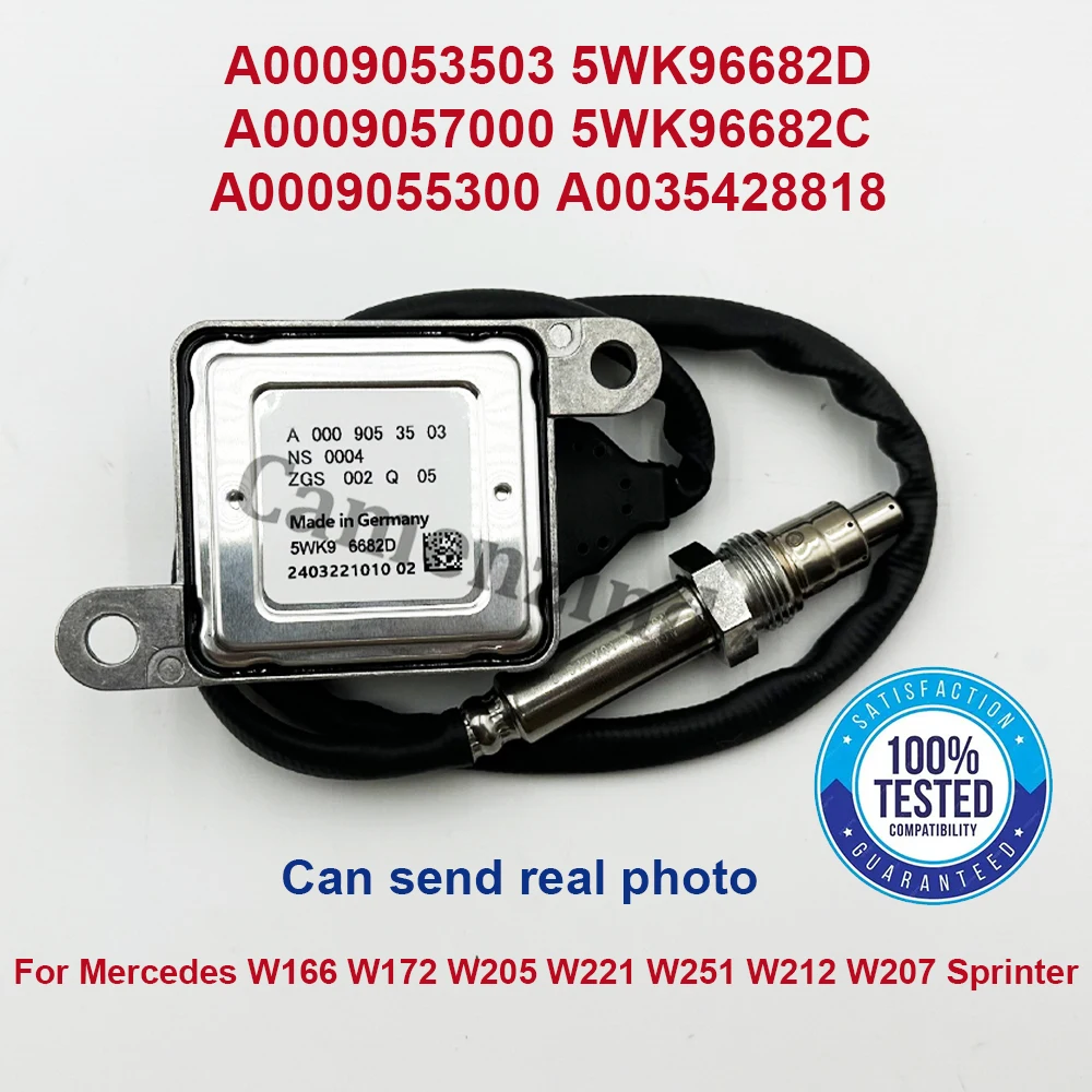 

Высококачественный датчик NOX A0009053503 5WK96682D 5WK96682C A0009057000 для Mercedes W166 W172 W205 W221 W251 W212 W207 Sprinter