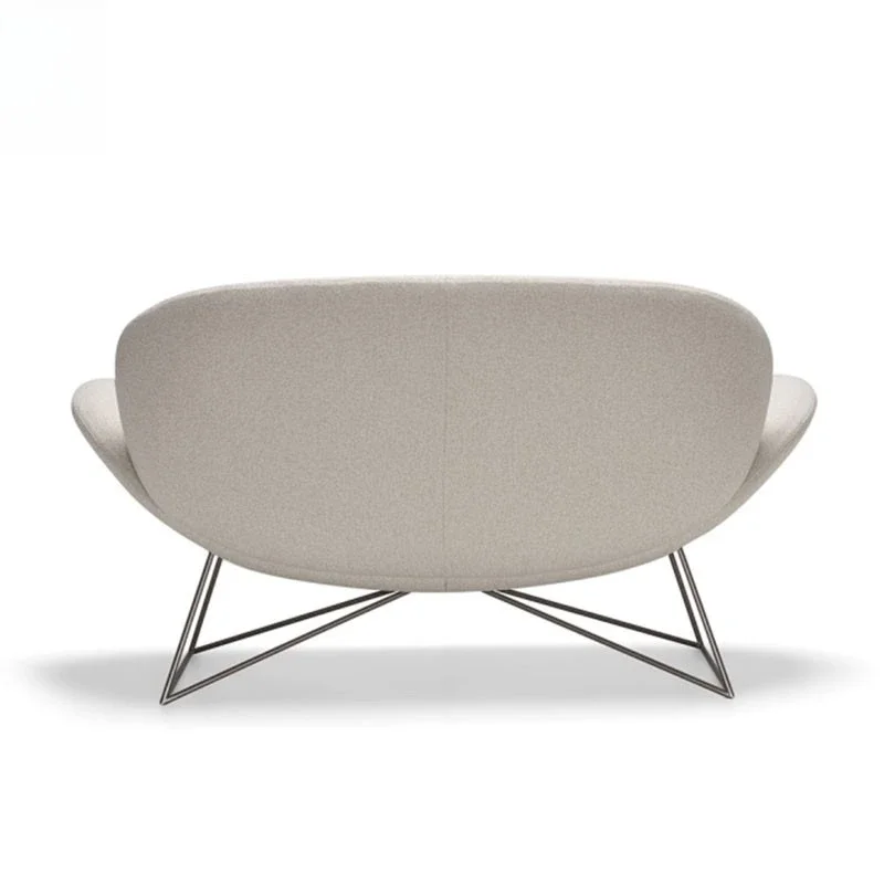 Modern minimalist designer curved personalized model room  modeling cha ir living room bedro om