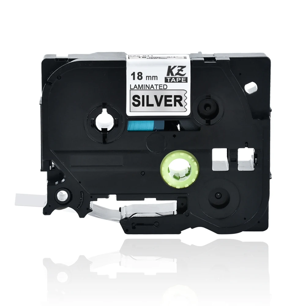 1PCS Compatible Brother TZE-941 tz-941 tze941 18mm black on silver label tape for PT-E300 PTD600 PT-E550W PT-P710BT PT-P750W