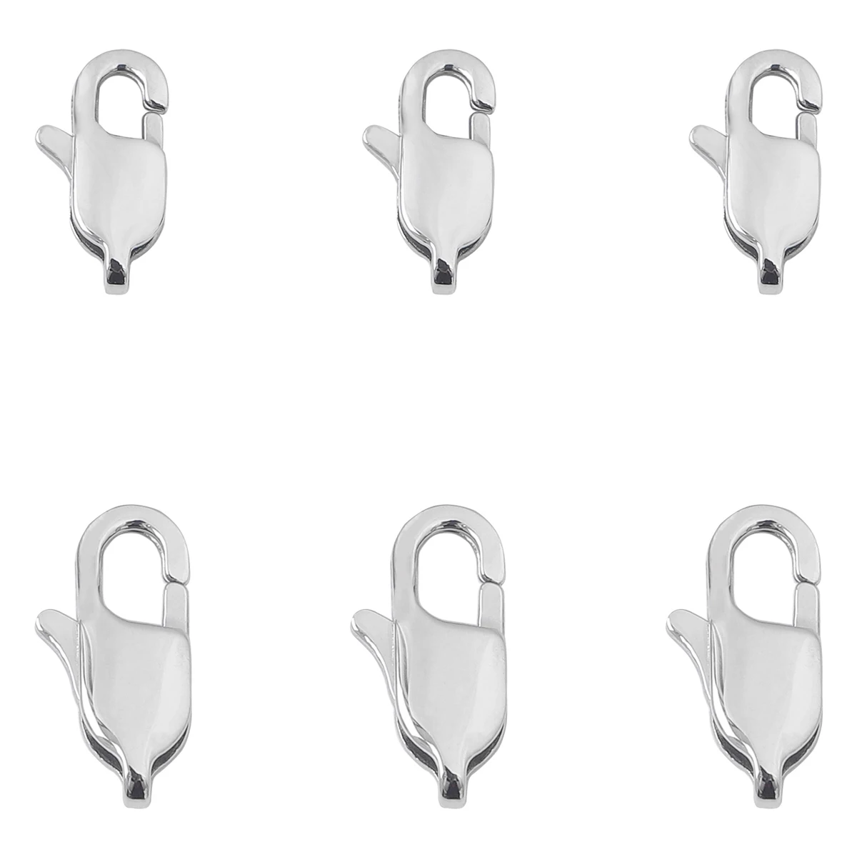 

1pc 7x13/8x15mm Metal Lobster Clasps Stainless Steel Claw Hooks For Jewelry Making Components Handmade DIY Bracelets Accessories