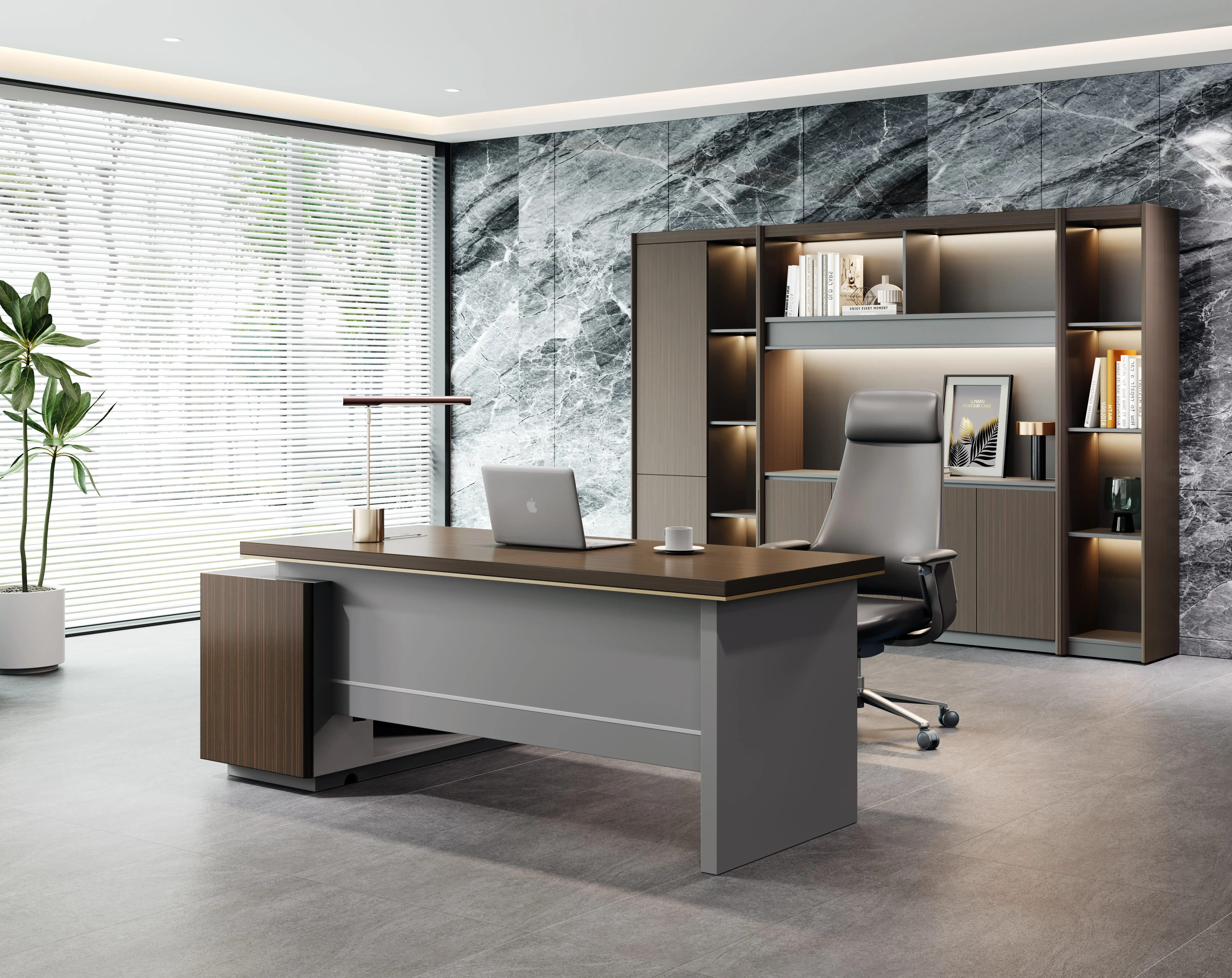 Luxurious Boss Executive Office Desk and Table for Managers in Office Furniture Category