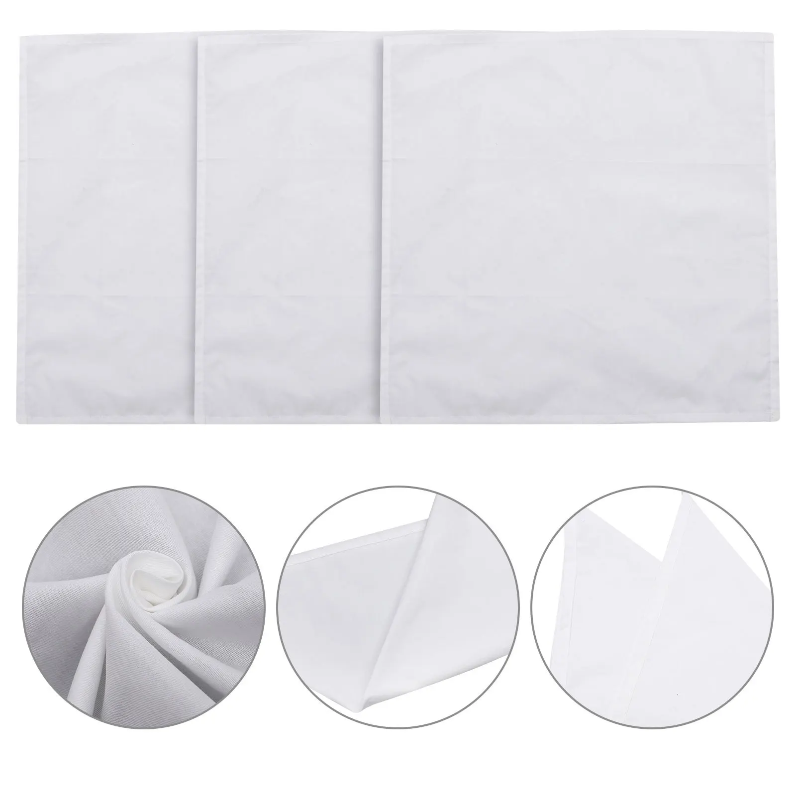 

6pcs Pure Cotton Napkins Foldable Goblet Cleaning Cloths Washable For Dining Table Restaurant Party Hotel Use