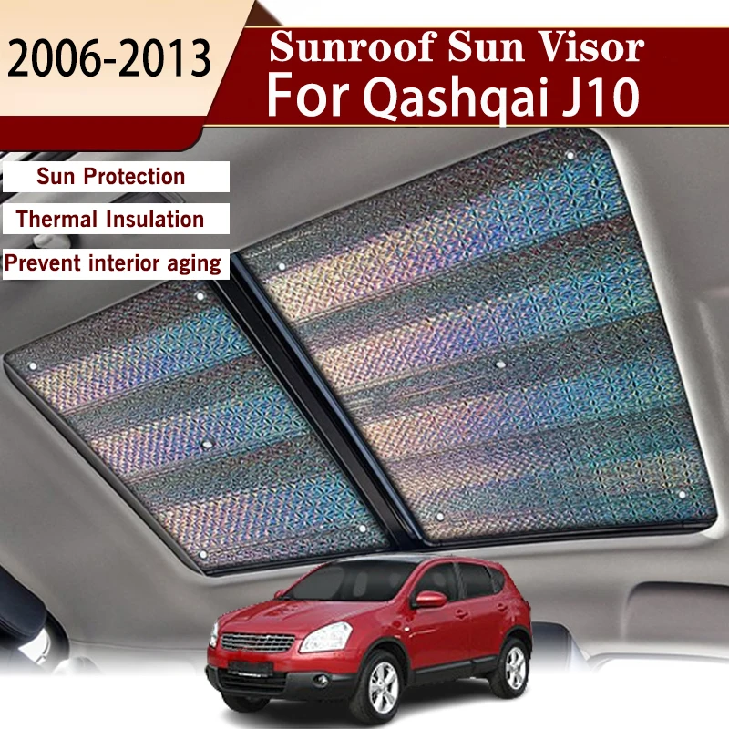 Auto Sunshade Visor For Nissan Dualis Qashqai J10 2006-2013 Windshield Visor Cover Block Window Sun Shade decorate Accessories