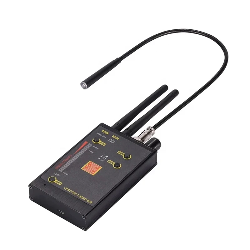 Hero 009 Rilevatore di segnale wireless VHF/UHF Anti-Spy GSM Wifi Scan Finder Rilevatore di segnale MAG magnetico