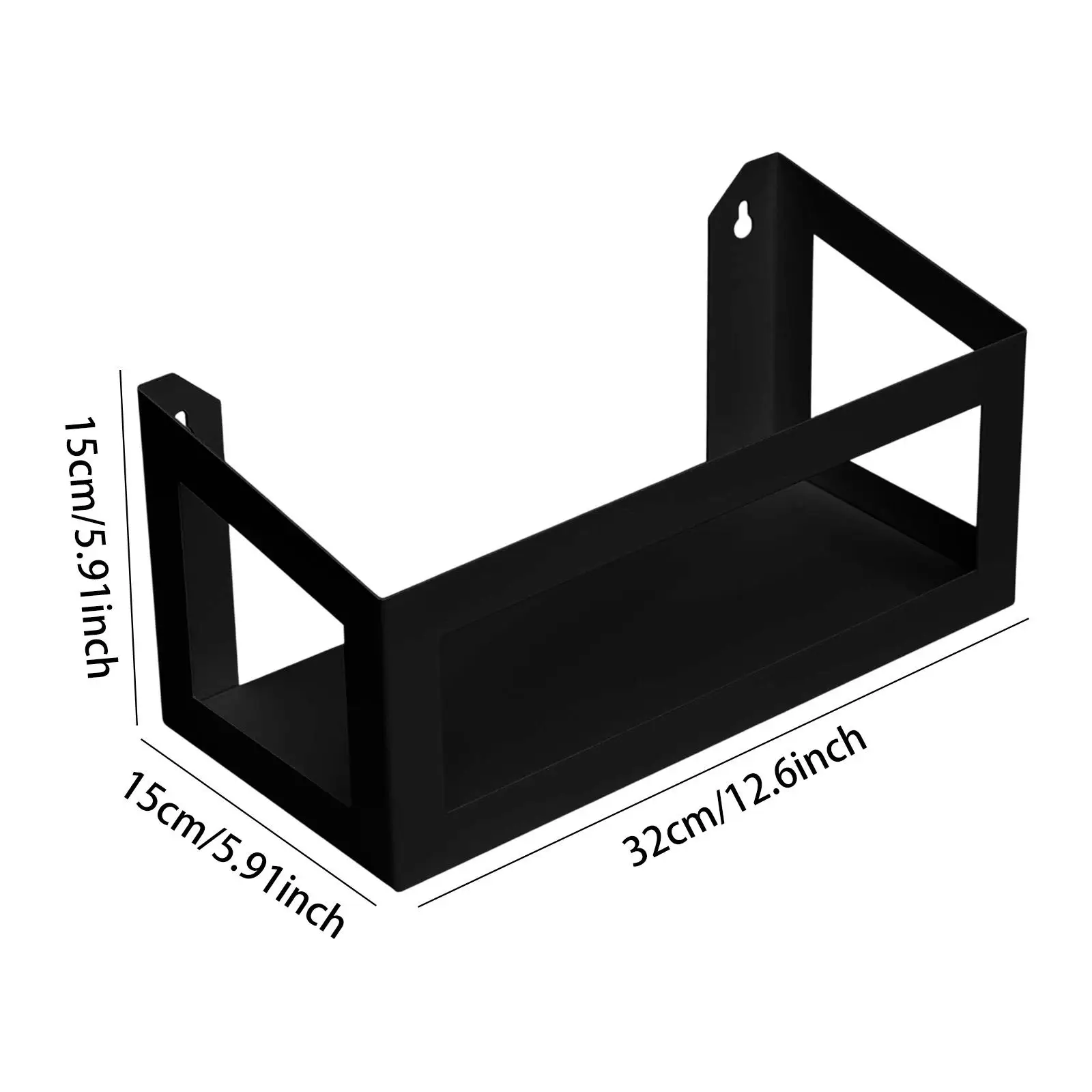 Minimalist Record Display Shelf Metal Vinyl Holder Wall Mount Cd Display Bookcase for Music Cds Space Saving view 4