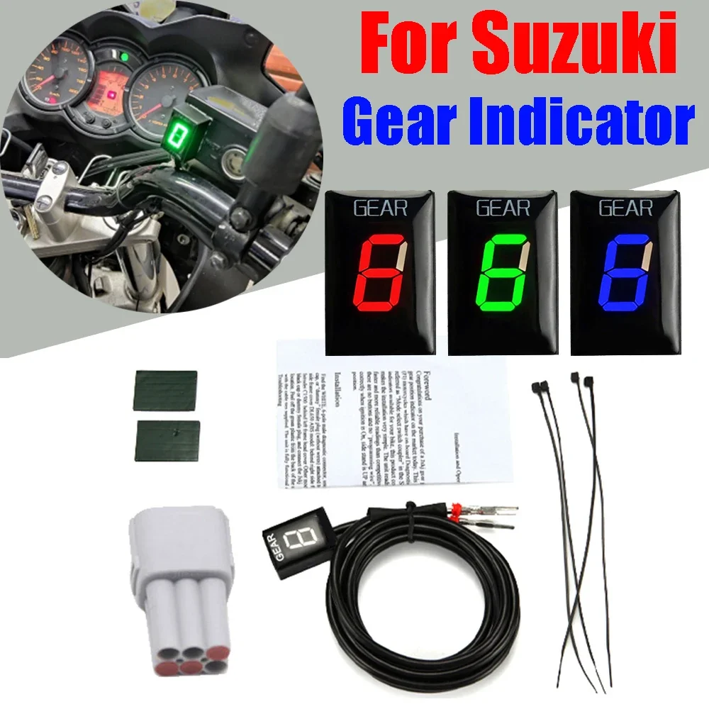 For Suzuki RMX-450Z RM-Z250 RM-Z450 VL800 VL1500 Intruder VLR1800 VZ800 VZ1500 VZR1800 Motorcycle Gear Display Indicator Meter