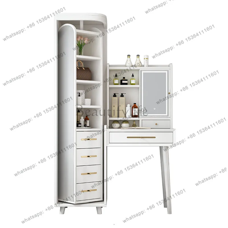 Classic Luxury Vanity Table Simple Modern Bedroom Makeup Vanity Table Storage Nordic Coiffeuse De Chambre Home Furniture