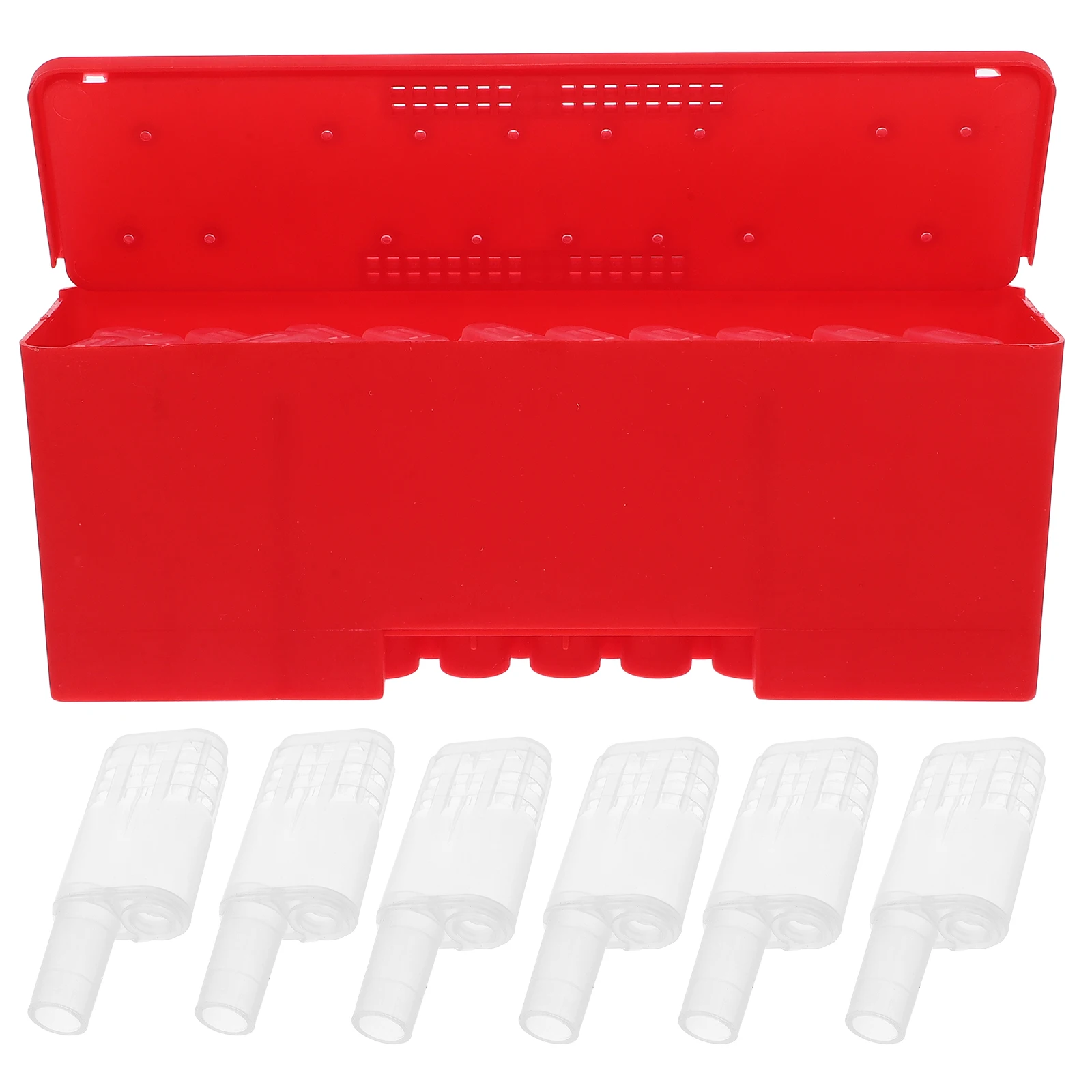 

Beekeeping Equipment Queen Cage Transport Box Transparent Cages Beekeeping Supplies Safe Storage Versatile Application