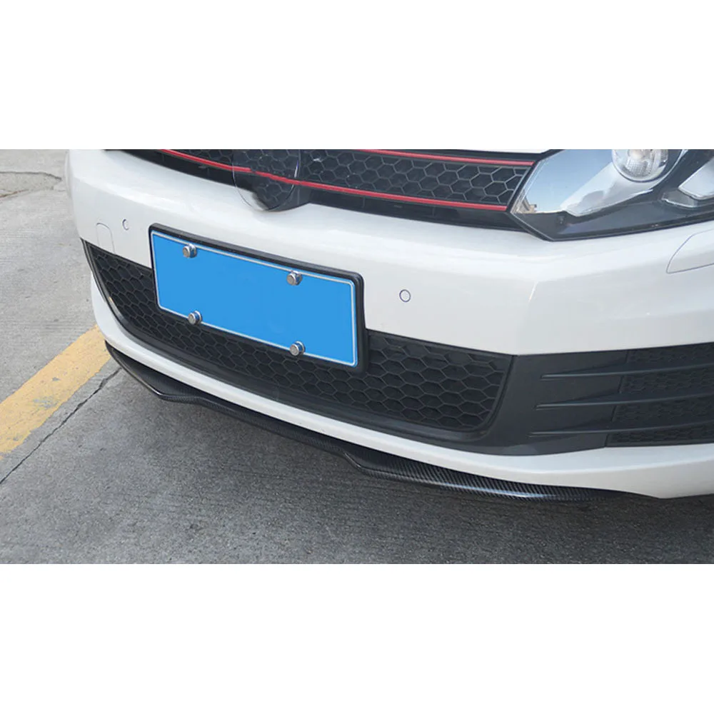 

Карбоновый передний спойлер JCHEY для VW Golf 6 VI MK6 GTI 2010-2013, защита бампера, спойлер-накладка, аксессуары для автомобиля.