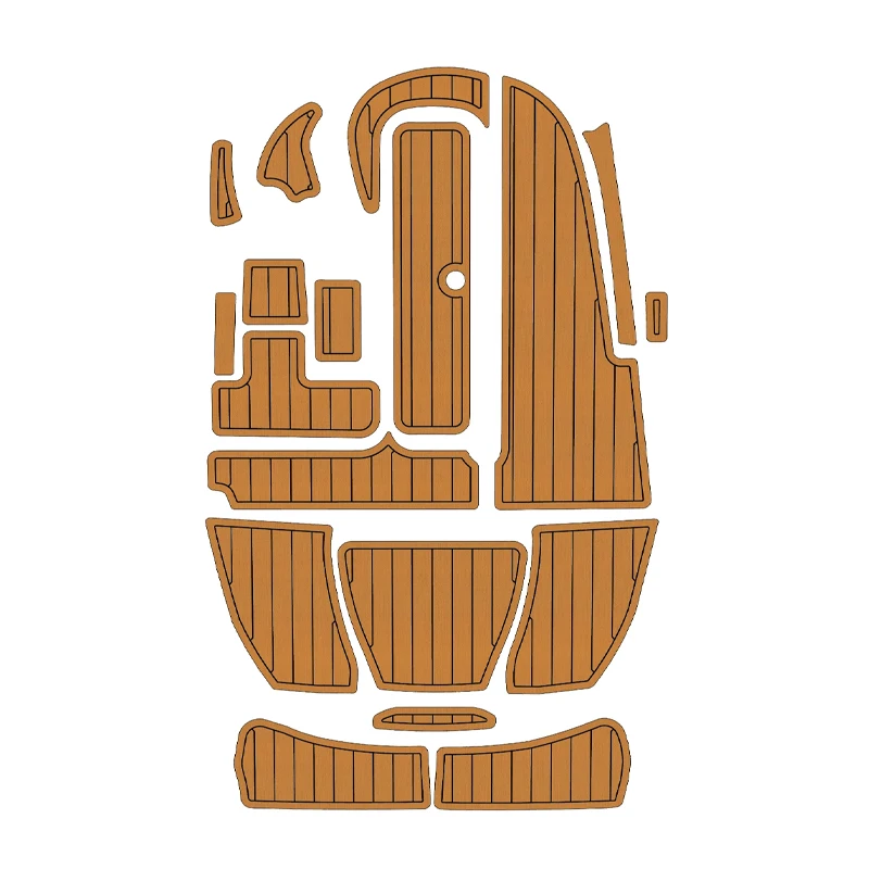 

WSM Eva Foam Jet Ski Marine Traction Mats Custom for 1996 seadoo speedster Cockpit Swim platform fauxn teak decking flooring