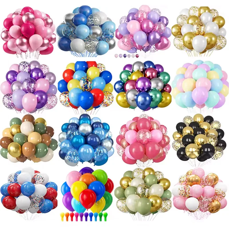 30Pcs Chrome Latex …