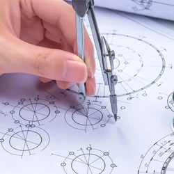 Bussole multifunzione Strumento da disegno Stampa in pelle Grafico a molla Linea di pianificazione Pinza Distanziatore Strumento in pelle Forniture scolastiche