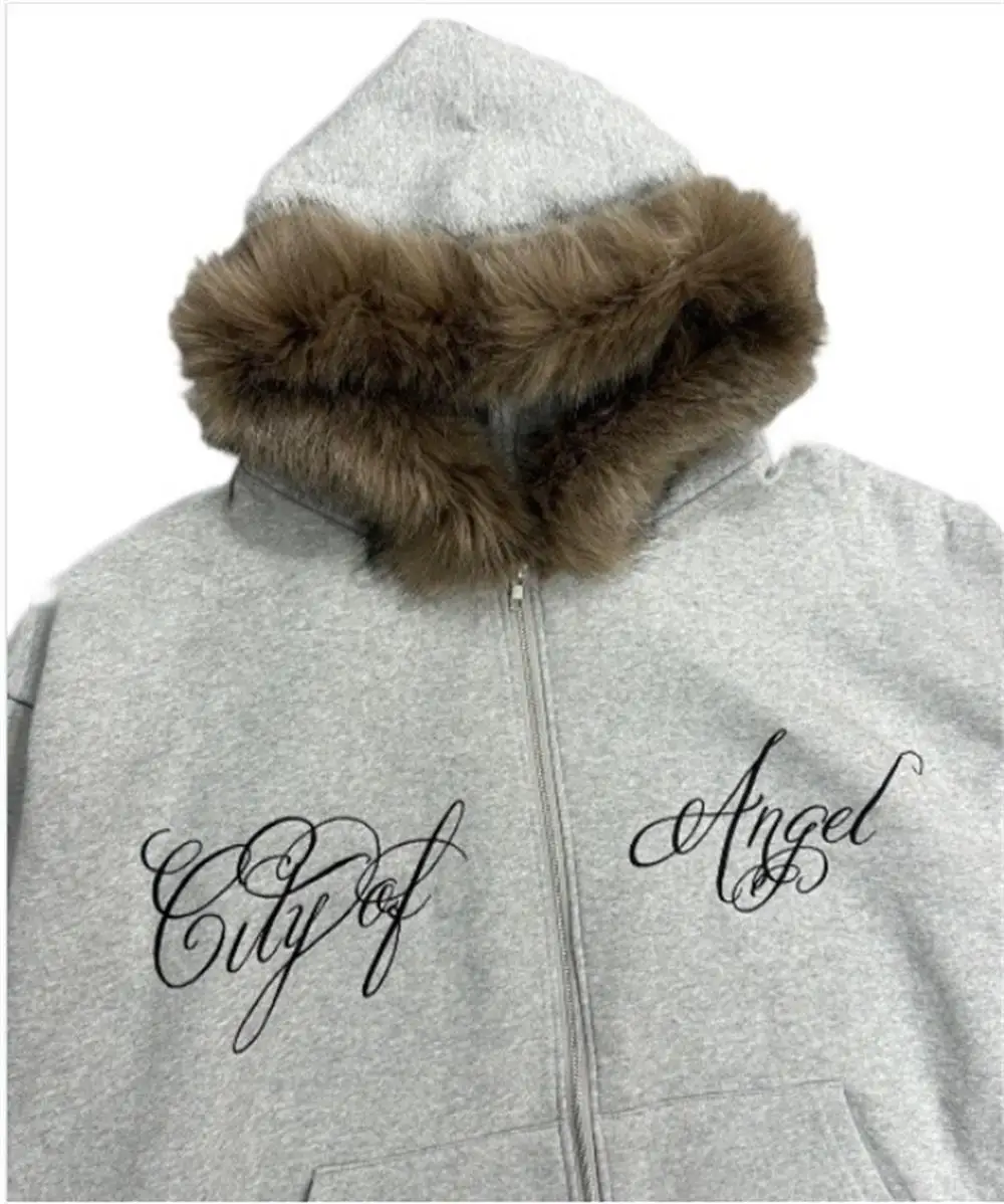 2025 automne et hiver nouveau personnalisé hiver rue mode tendance col de fourrure imprimé lettre fermeture éclair cardigan à capuche