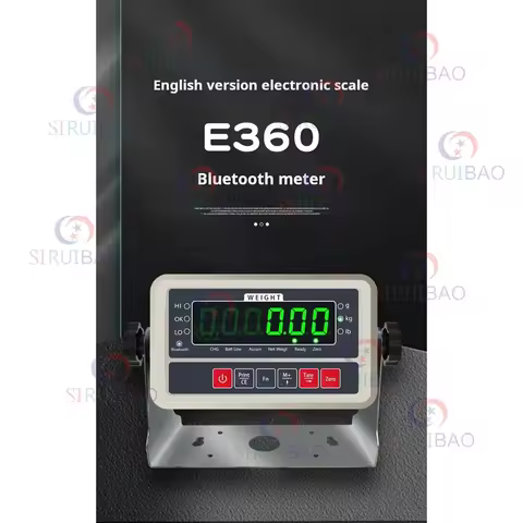Electric Weighing Device Loadmeter Meter Head Counting Weighing Rs232 Meter Platform Scale Monitor English Version