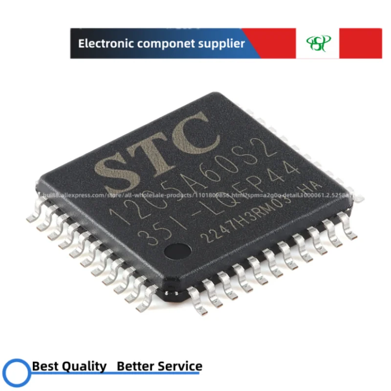 

10PCS STC12C5A60S2-35I-LQFP44 12C5A60S2 35I -LQFP44 Microcontroller chip