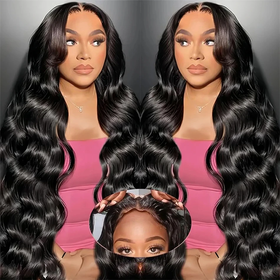 Glueless Wig Human Hair Ready To Wear 5x5 Hd Lace Closure Wig 4x4 Glueless Body Wave Human Hair Wigs for Women Lace Frontal Wigs image 2