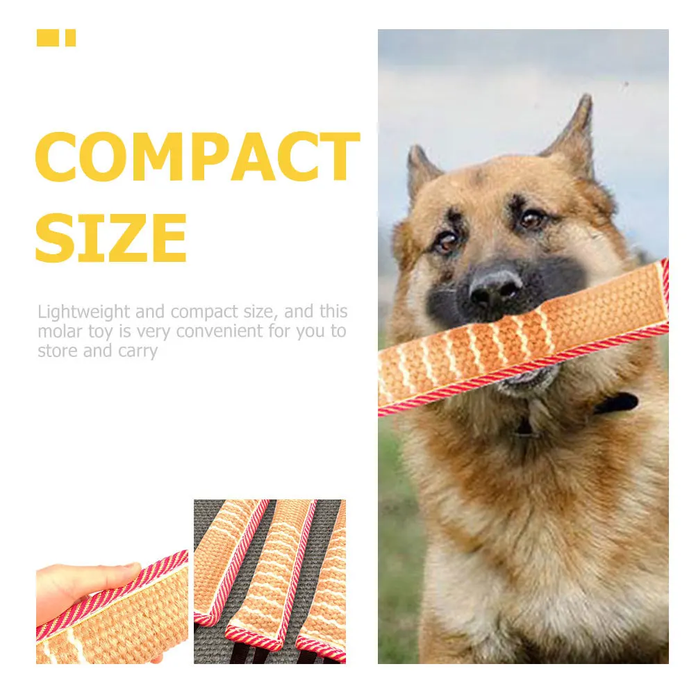 

Strong Dog Molar Chew Stick for Puppies and Adults Teeth Grinding Plaything Lightweight Portable Training Tool for Active Dogs