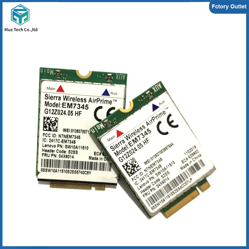 Módulo EM7345 LTE Cat 3 04X6014, Módulo LTE WWAN, Módulo 4G ThinkPad NGFF/M.2 para Thinkpad X250, X1C, W550, T450, X240, T40