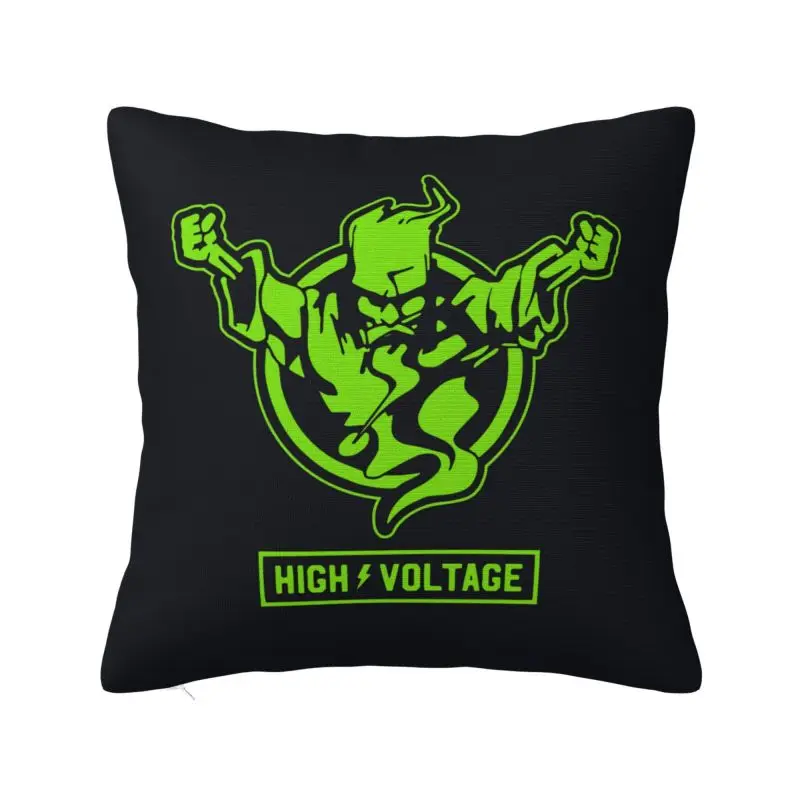 

Custom Modern High Voltage Thunderdomes Cushion Cover for Sofa Soft Hardcore Gabber Pillow Case