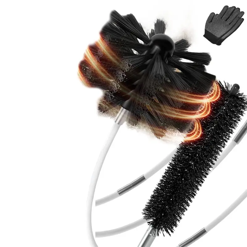 

ABVJ-32 Feet Dryer Vent Cleaner Kit, Lint Remover, Chimney Brush, Drill Compatible Dryer Vent Cleaning Dryer Vent Cleaning