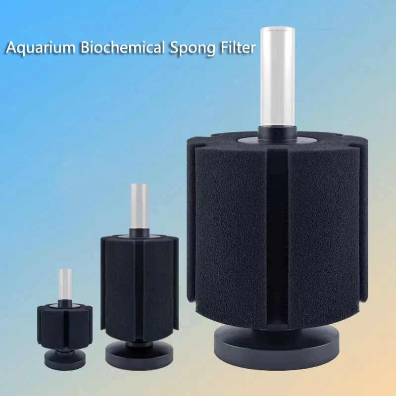 Bio Sponge Filter for Aquarium Pump Fish Tank Pond Air Pump Biochemical Spong Foam Filtration Skimmer Aquarium Tanks Accessories