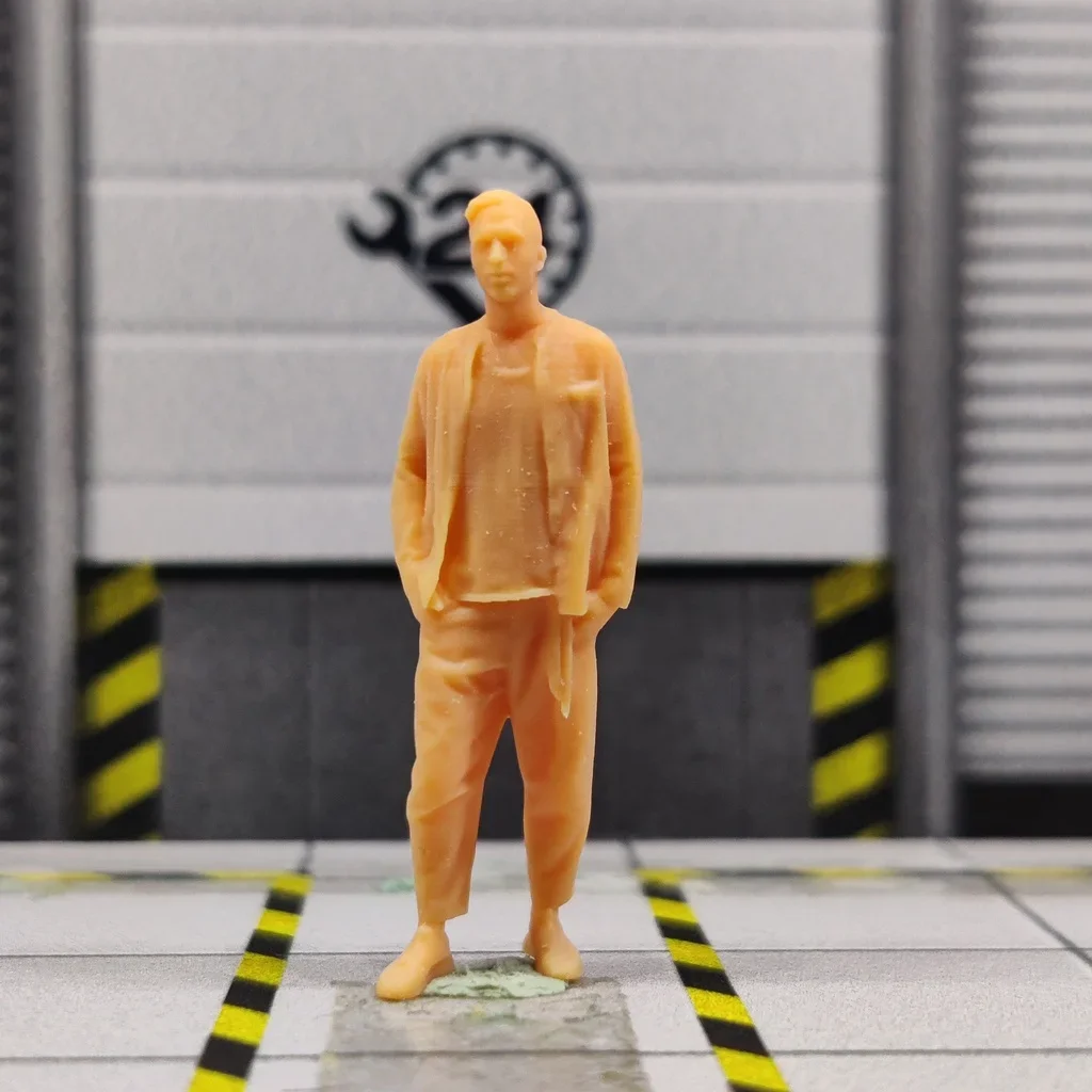 

1/64 1/43 Scale Model Resin A Handsome Man In Sackcloth Uncolored Miniature Diorama Hand-painted T215