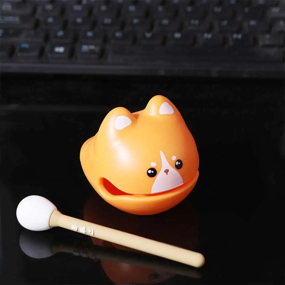 Animal Shape Small Wooden Fish Percussion Ornaments Wooden Carving Ornaments Carving Cute Percussion Instrument