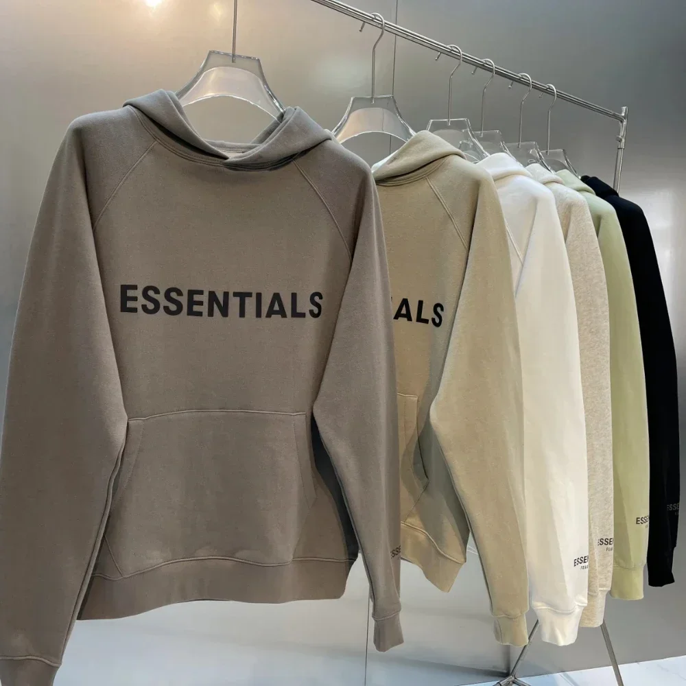 Sudadera con capucha Essentials para mujer, sudadera con Logo estampado, alta calidad, Hip Hop, holgada, Unisex, de gran tamaño, marca de moda, jersey para hombre 2025