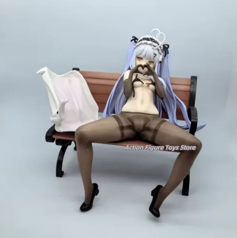 

Beautiful Temptation Anime Girl PVC Action Figures 1/6 Vibrastar Figure Rokuku Countercurrent Tea Party Statue Doll Collection