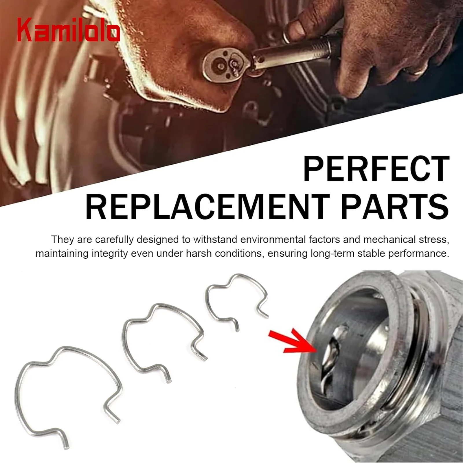 

Transmission Oil Cooler Line Clips 800-801 Quick Connector Clips Durable Replacement Parts Clamp Device 3 Different Size