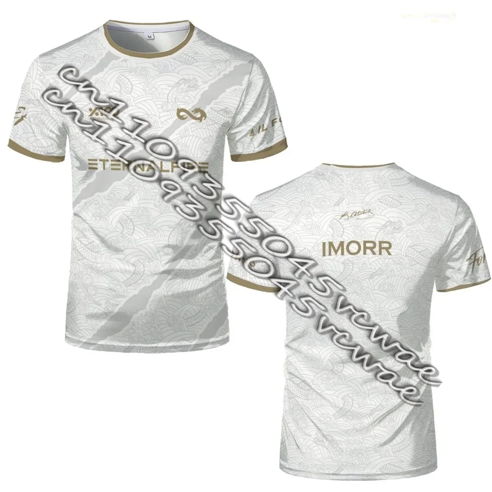 

MOTO Eternal Fire Esports Team New Uniform Jersey CS2 Pro League Club Breathable Training T-shirt Unisex Fans Custom O-neck Tees