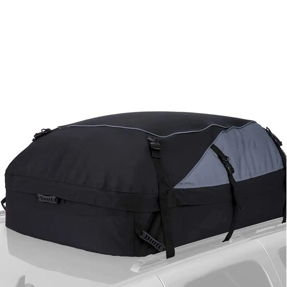 Car Roof Bag & Rooftop Cargo Carrier 15 Feet Heavy Duty Bag Waterproof Rooftop Car Bag Storage Bag