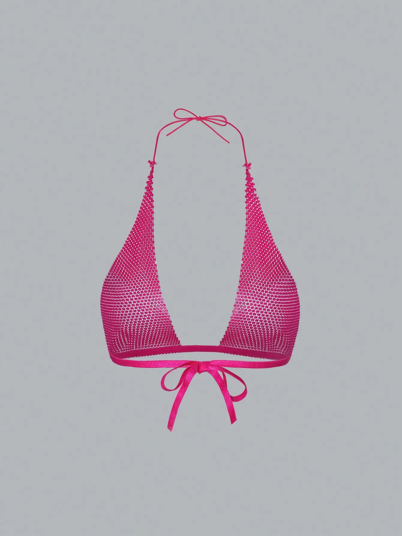 Camisole dos nu en biscuits brillant pour femmes, col en V profond, licou sexy, bandage précieux, haut court pour fête rave club, nouveau, 2025