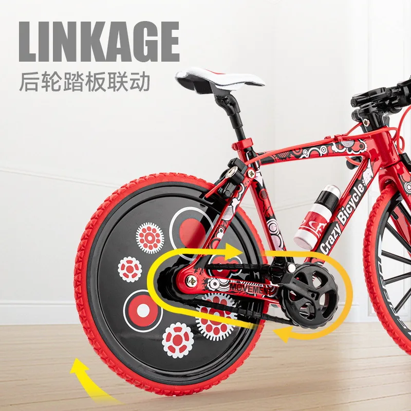 1:12 Scale TT Racing Road Bicycle Alloy Toy Model - Detailed Replica for Kids' Play Gift for Bike Lovers B371