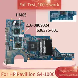 DA0R13MB6E0 DA0R13MB6E1 For HP Pavillion G4-1000 G6 G7 Notebook Mainboard 650199-001 636375-001 HM65 Laptop Motherboard