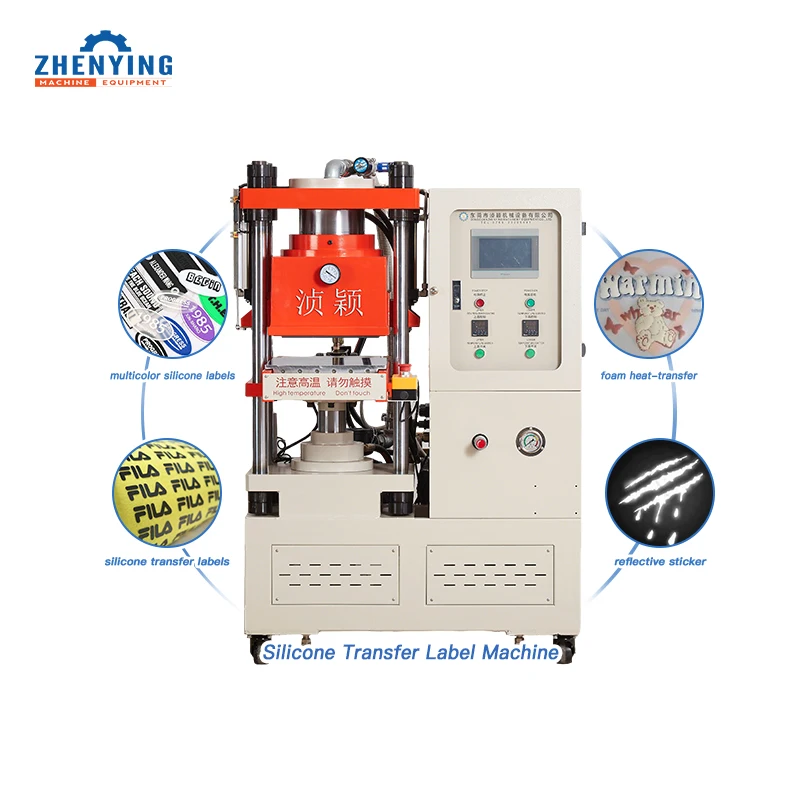 Automatic PLC Vacuum Vulcanizing Machine for Shoes, Socks and Hats Label Hot Press Machine