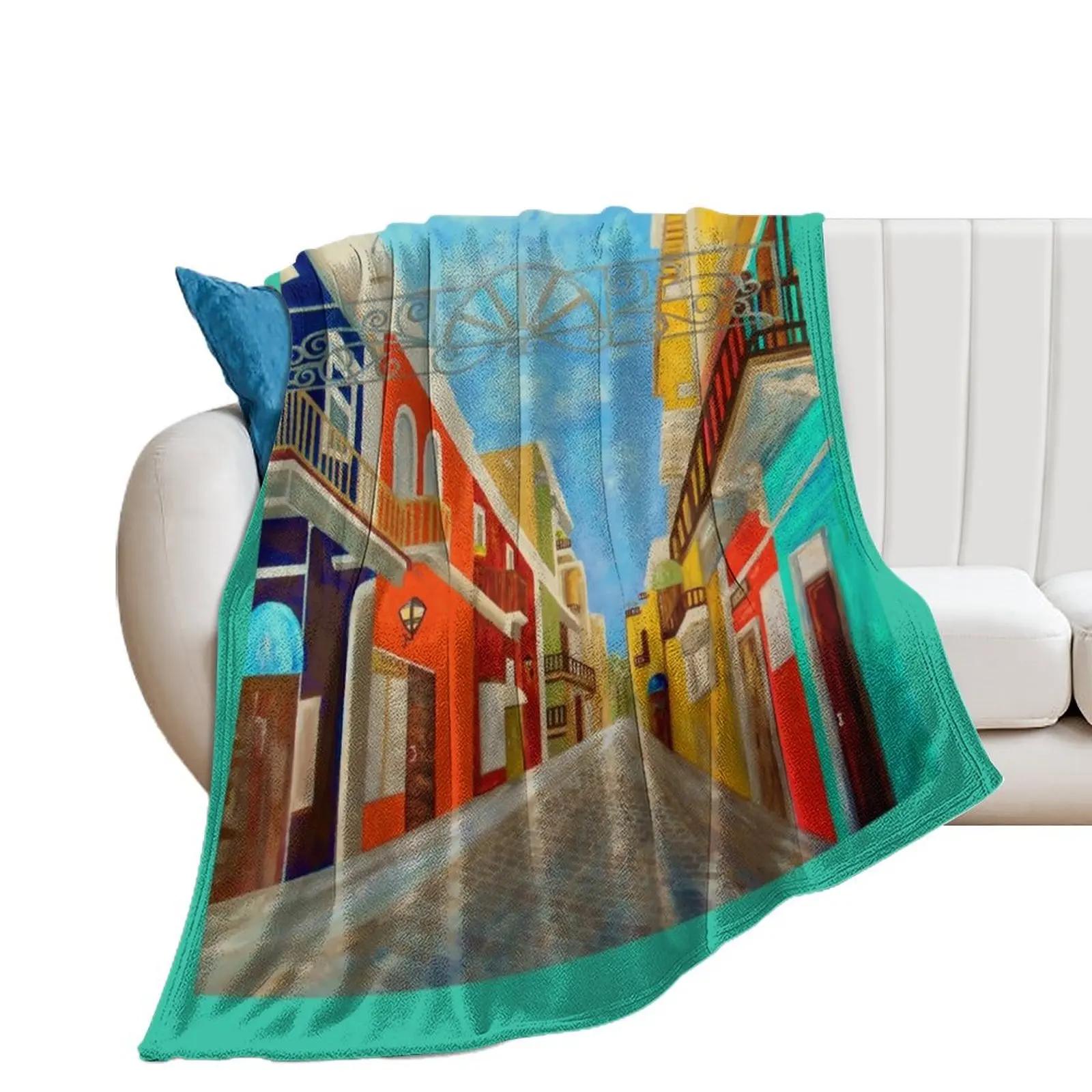 

Old San Juan Throw Blanket Single blankets and throws warm winter Blankets