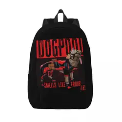 For Work Dogpool Trouble Logo Multi Compartment Light Deadpool And Wolverine Book Pack Unisex Schoolbag Back To School Gift