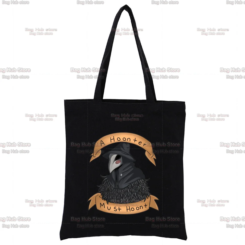 Bolsa tote feminina Dark Souls impressa sacola de compras de lona preta bolsa de compras feminina bolsa de praia