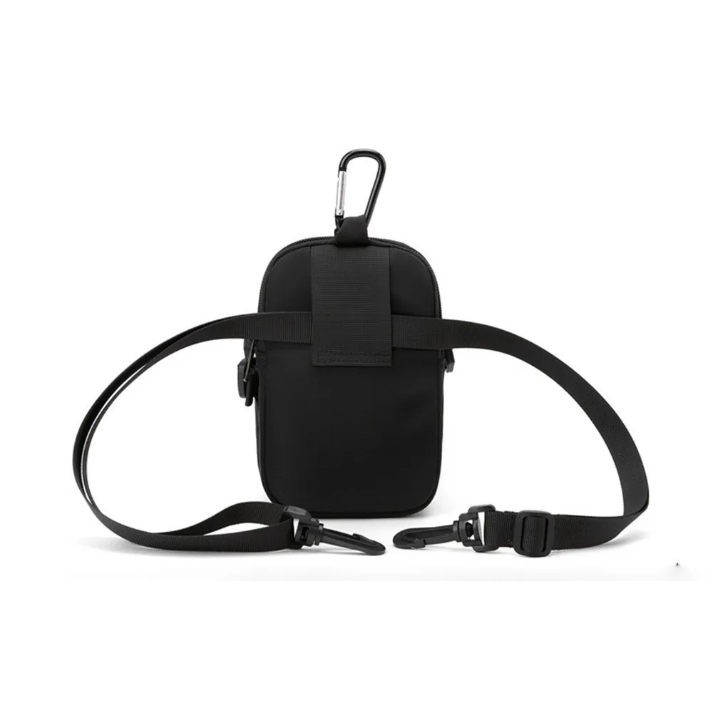 Fashion Casual Men Crossbody Bag Large Capacity Multi-functional Phone Storage Bag Multi-Pockets Square Wallet Camping