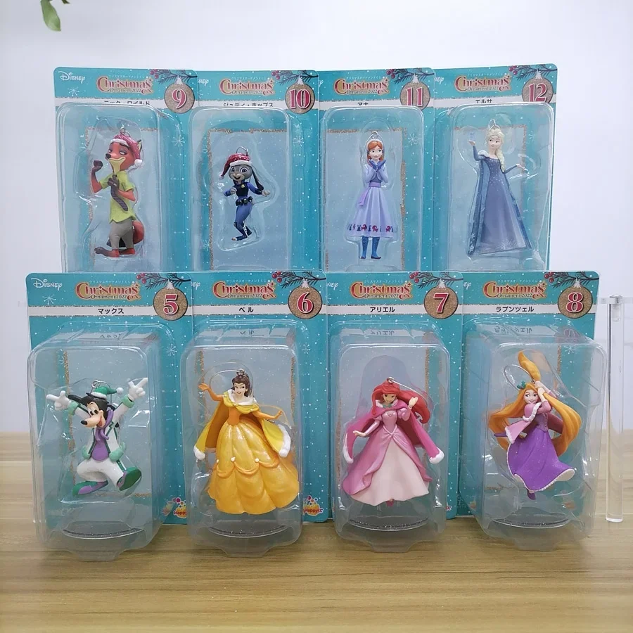 Disney-figura de dibujos animados de Frozen Zootopia, Rapunzel, Minnie, Kickey, ratón, Pato Donald, colgantes coleccionables, adornos, regalos