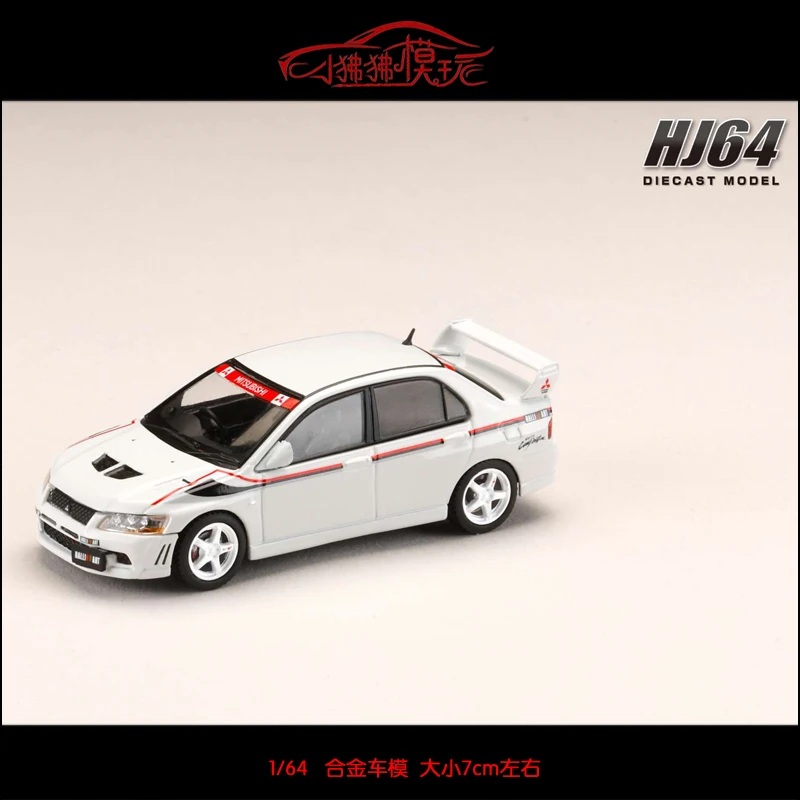 Hobby JAPÃO-Modelo de carro de liga fundida com motor Display Collection, 1:64 LANCER GSR EVOLUTION VII VIII IX