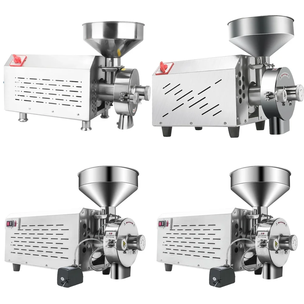 Hot SY-3500W Commercial Electric Flour Milling Machine Corn Cassava Mill Machine Peanut Chili Mill Grinder