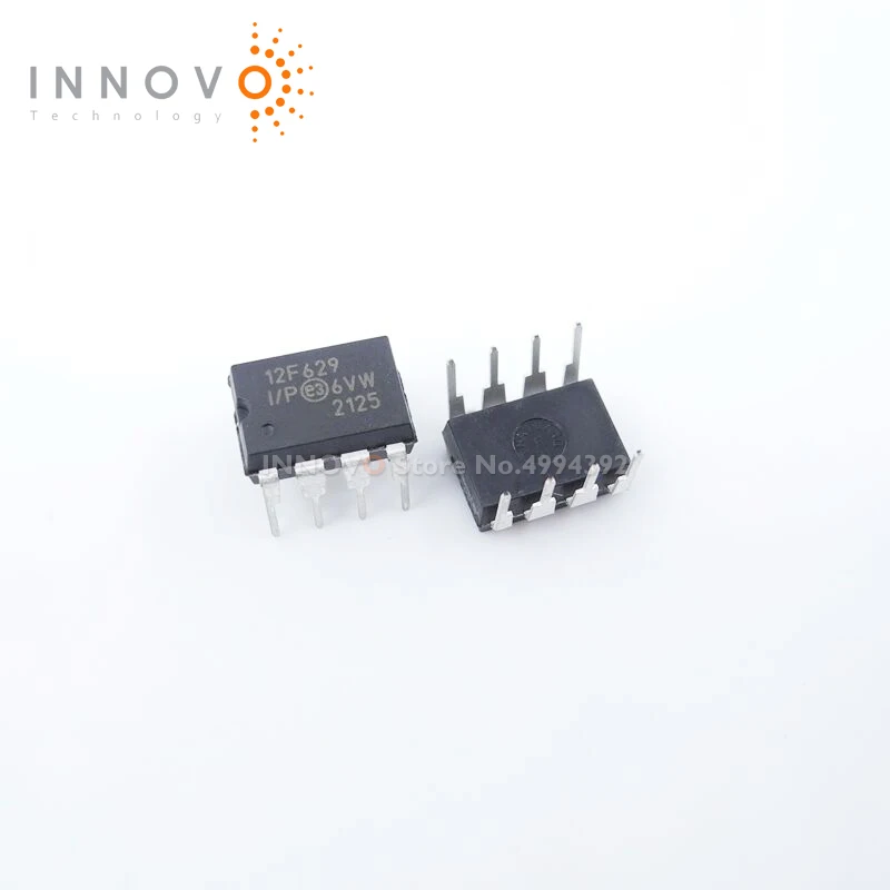 INNOVO 5pcs/lot PIC12F629-I/P PIC12F629 12F629 DIP-8 New original