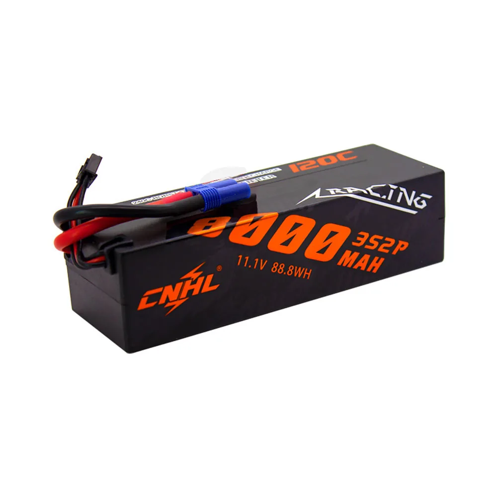 Cnhl 3S 11.1V 8000Mah Lipo Batterij 120c Hard Case Met Ec5 Stekker Voor Rc Auto Boot Voertuig Rally Truck Tank Truggy Buggy Onderdelen