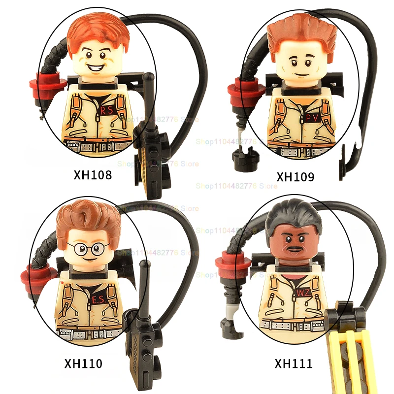 

MOC XH108-111 аксессуары из мультфильмов, кирпичи, классическая фигурка, детские игрушки на Рождество, Хэллоуин, подарки