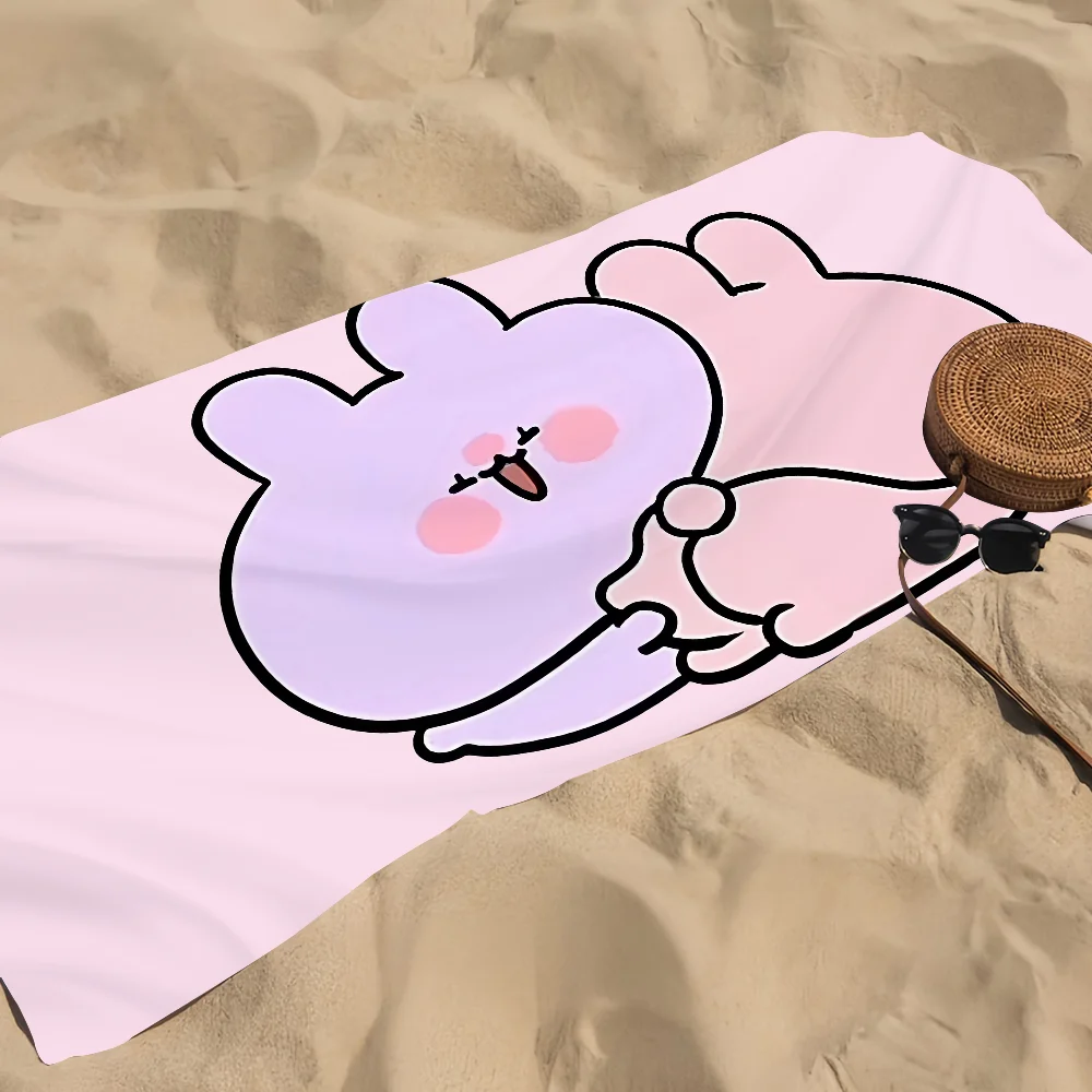 Towel Sauna Gift PoolGym Beach A-Asamimichan Travel Shower Quick Dry Sports Towels Lovely Cute Camping Cartoon Soft
